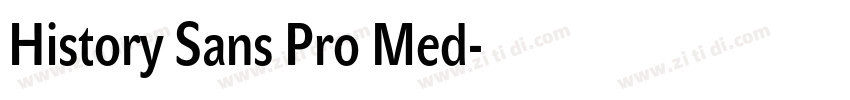 History Sans Pro Med字体转换